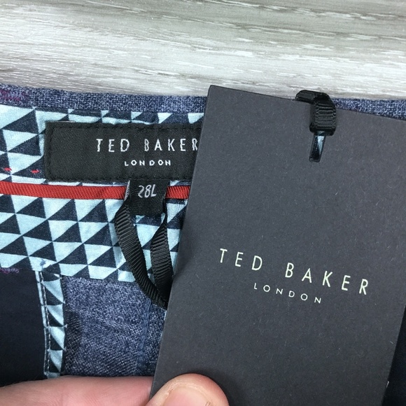 Ted Baker London Gridtro Cross Hatch Trousers - Picture 6 of 7